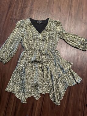 NWOT Sam Edelman Ruffle Hem Minidress